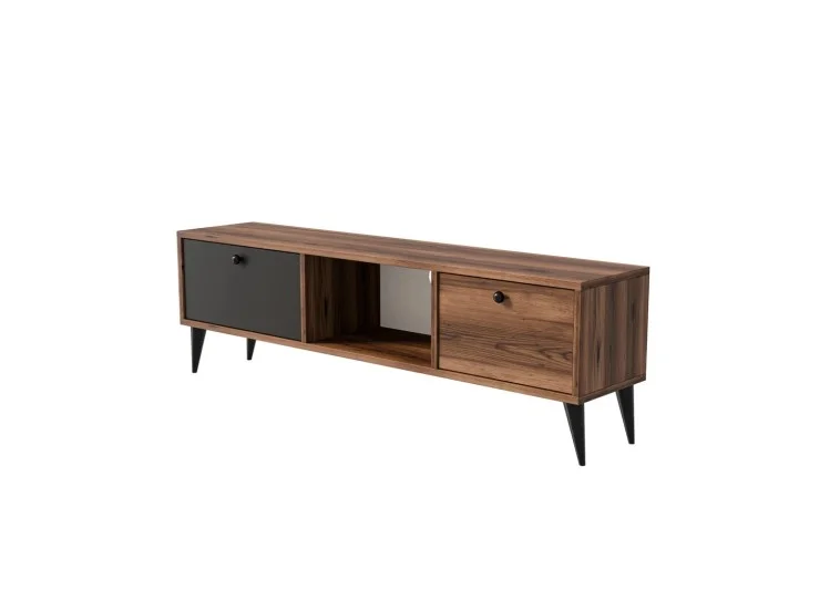 Έπιπλο Τηλεόρασης 1214 Lidya-Antrasit Serenat Μ138xΠ29.5xΥ42.6εκ., All4home