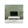 Έπιπλο Τηλεόρασης με πόρτες, 1240 Eva λευκό Μ150xΠ31,8xΥ44,6 εκ., All4home