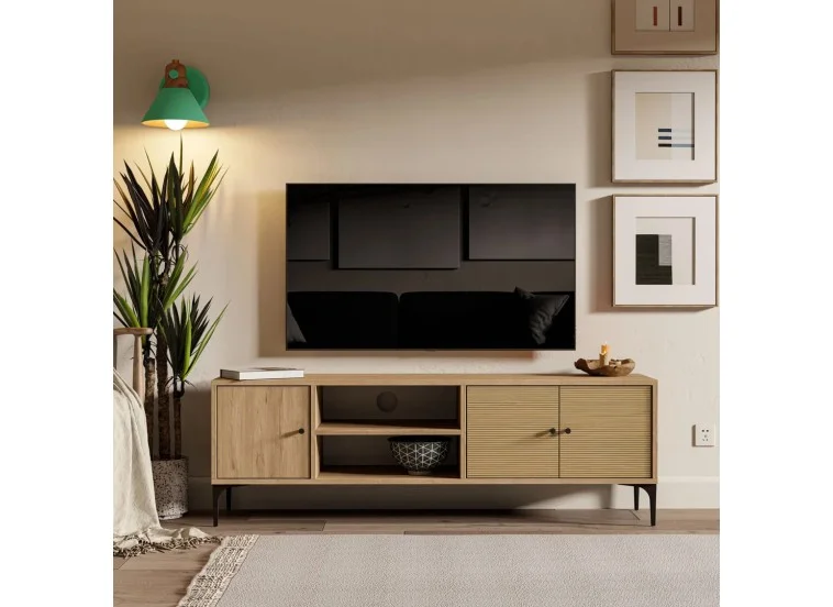 Έπιπλο Τηλεόρασης 1272 Nest Μ150xΠ35xΥ51εκ., All4home