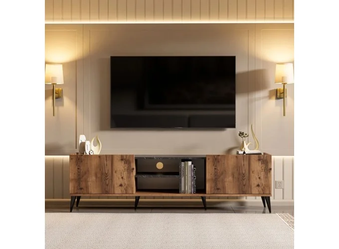 Έπιπλο Τηλεόρασης ,1330 Elegante Μ180xΠ34xΥ52 εκ., All4home