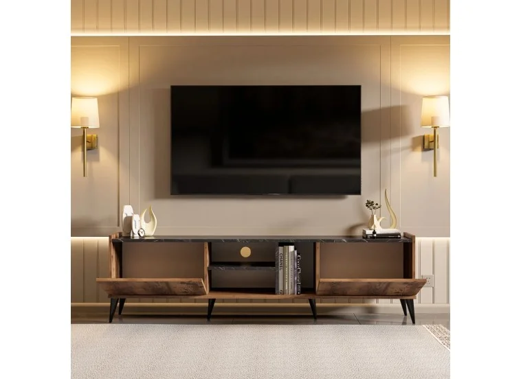 Έπιπλο Τηλεόρασης ,1330 Lidya Bendi Μ180xΠ34xΥ52 εκ., All4home