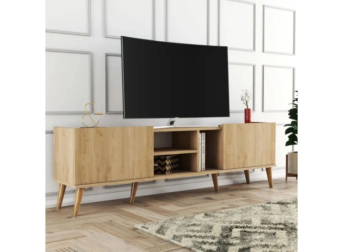 Έπιπλο Τηλεόρασης ,1350 Lotus Μ180xΠ35xΥ54,8 εκ., All4home