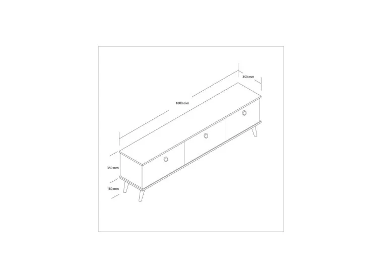 Έπιπλο Τηλεόρασης ,Lexus 1372 Μ180xΠ35xΥ53 εκ., All4home