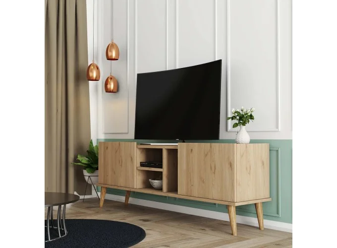 Έπιπλο Τηλεόρασης ,Carmen 1532 Μ150xΠ34xΥ55 εκ., All4home