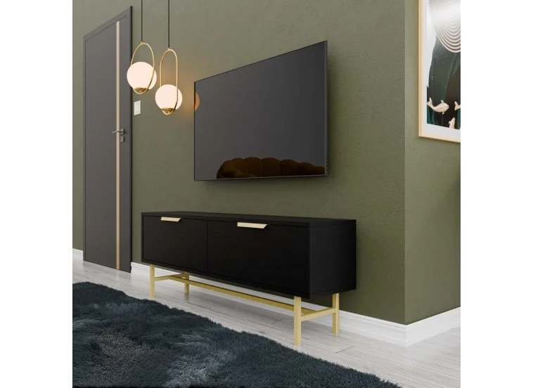 Έπιπλο Τηλεόρασης 4030 Nero, Μ138xΠ29.5xΥ50εκ., All4home