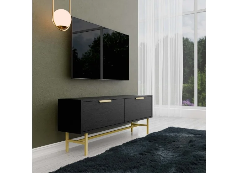 Έπιπλο Τηλεόρασης 4030 Nero, Μ138xΠ29.5xΥ50εκ., All4home