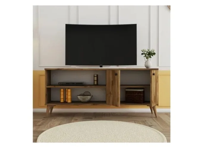 Έπιπλο Τηλεόρασης με ράφι,Everest 1570 Μ138xΠ29,5xΥ60 εκ., All4home