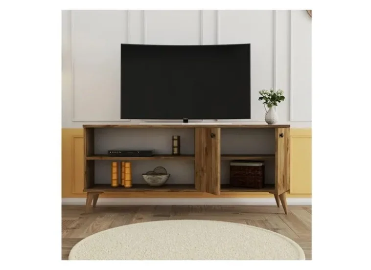 Έπιπλο Τηλεόρασης με ράφι,Everest 1570 Μ138xΠ29,5xΥ60 εκ., All4home