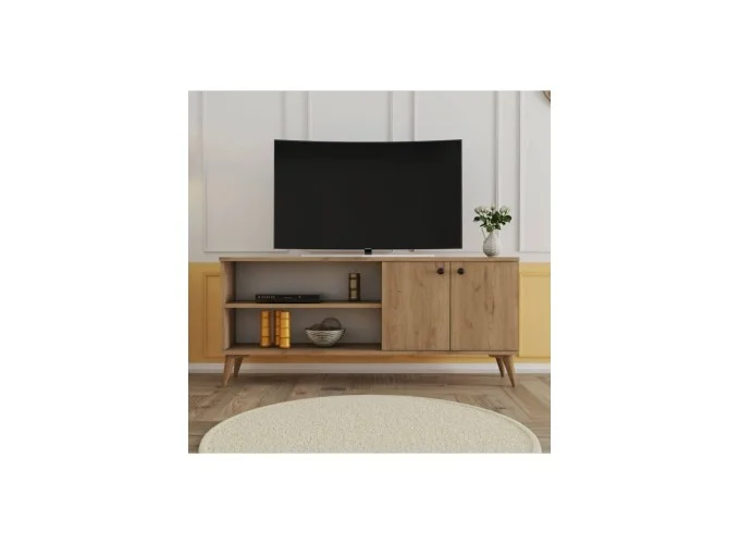 Έπιπλο Τηλεόρασης με ράφι,Everest 1572 Μ138xΠ29,5xΥ60 εκ., All4home