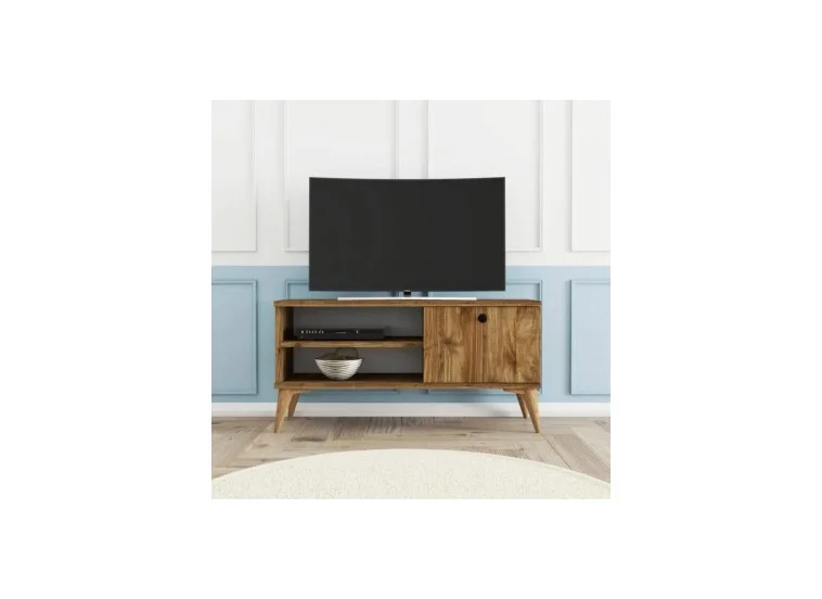 Έπιπλο Τηλεόρασης με ράφι,Retro 1550 Μ90xΠ29,5xΥ44,6 εκ., All4home