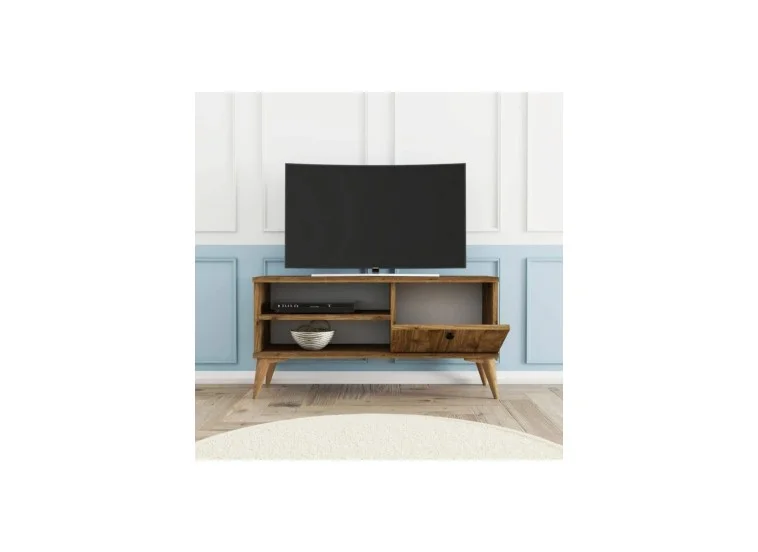 Έπιπλο Τηλεόρασης με ράφι,Retro 1550 Μ90xΠ29,5xΥ44,6 εκ., All4home