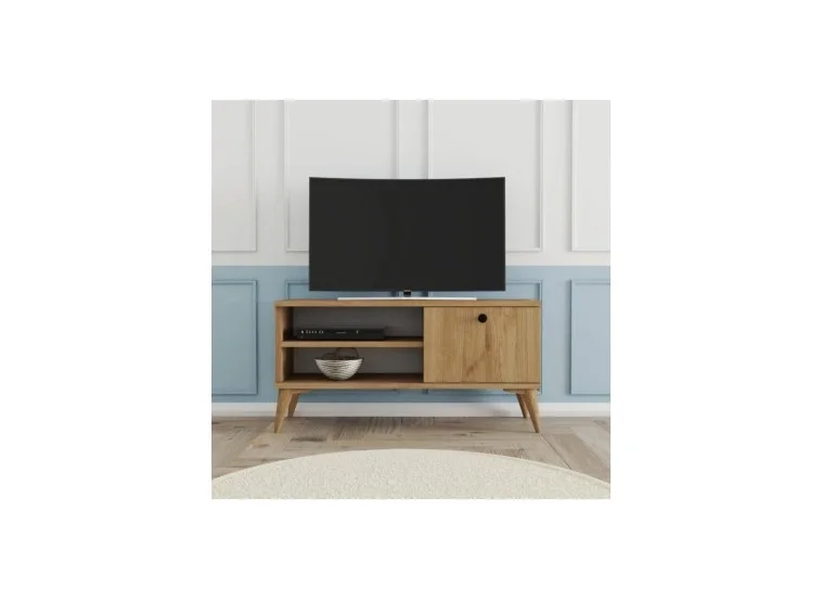 Έπιπλο Τηλεόρασης με ράφι,Retro 1552 Μ90xΠ29,5xΥ44,6 εκ., All4home