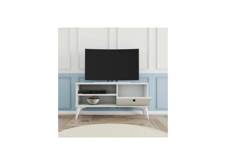 Έπιπλο Τηλεόρασης με ράφι,Retro 1564 Μ120xΠ29,5xΥ44,6 εκ., All4home