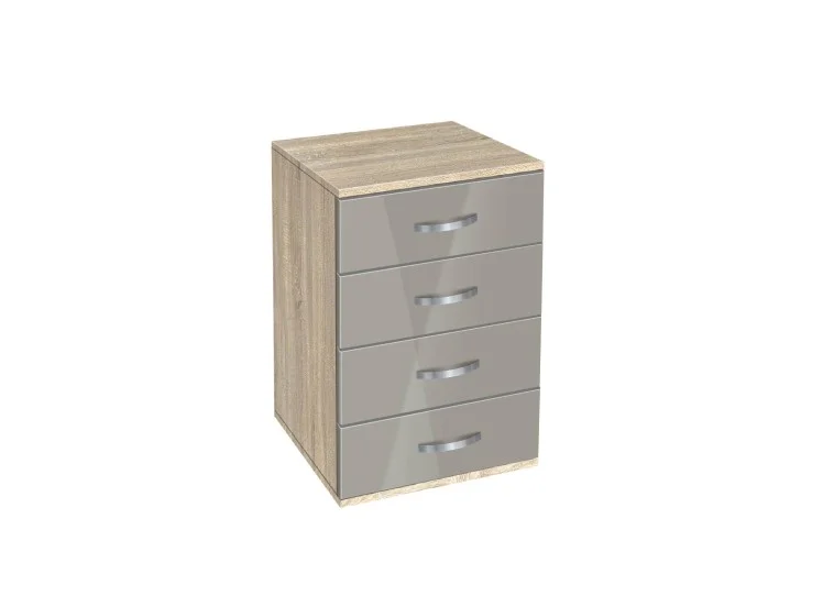 Συρταριέρα με 4 συρτάρια, AVA 500, 1210026195, 50x73x43, Genomax Συρταριέρα με 4 συρτάρια, AVA 500, 1210026195, 50x73x43, Genomax