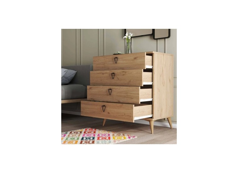 Συρταριέρα  3612 Versace , 80x45x90,8εκ., All4home