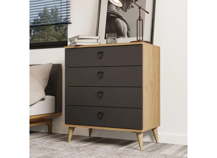 Συρταριέρα 3618 Versace , 80x45x90,8εκ., All4home