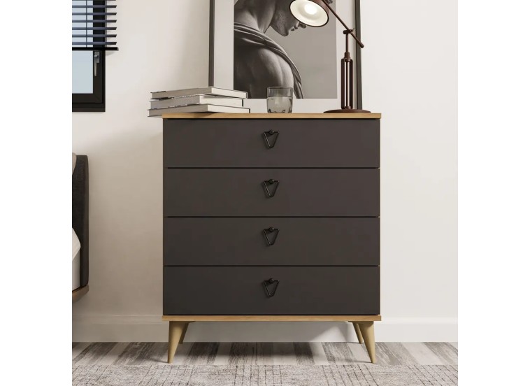 Συρταριέρα 3618 Versace , 80x45x90,8εκ., All4home