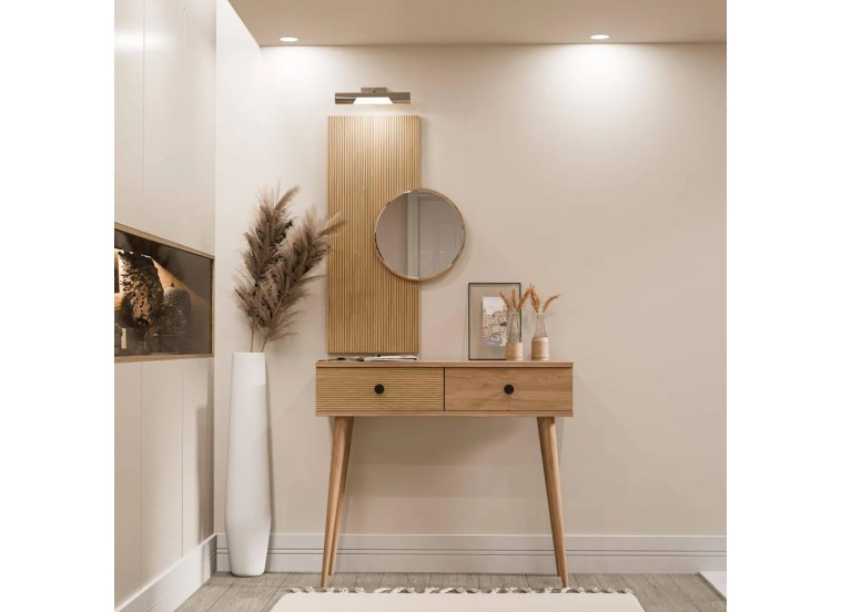 Τουαλέτα με καθρέφτη και ξύλινα πόδια, 6034 ODESA, 90χ35χ82εκ., All4home