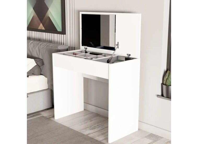 Τουαλέτα με καθρέφτη , 2230 Laila , 80,5 x 45 x 123,20 εκ., All4home