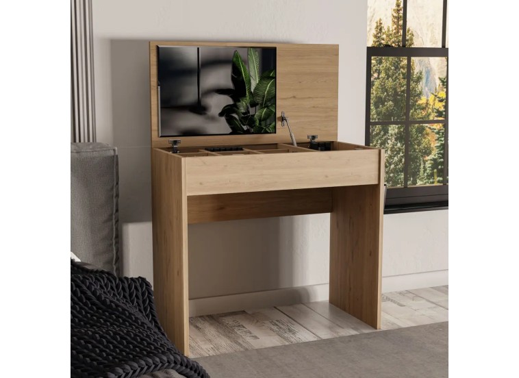 Τουαλέτα με καθρέφτη , 2232 Laila , 80,5 x 45 x 123,20 εκ., All4home