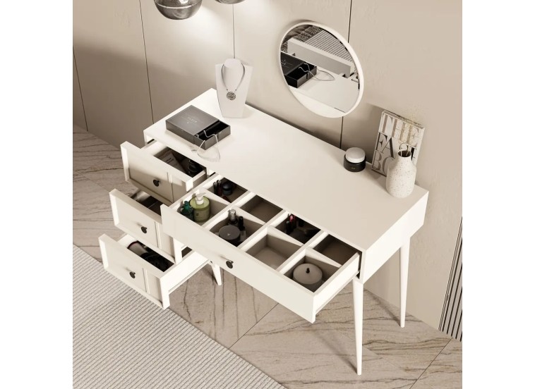 Τουαλέτα με καθρέφτη , 2250 Rose  , 120 x 45 x 79,50 εκ., All4home