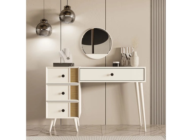 Τουαλέτα με καθρέφτη , 2252 Rose  , 120 x 45 x 79,50 εκ., All4home