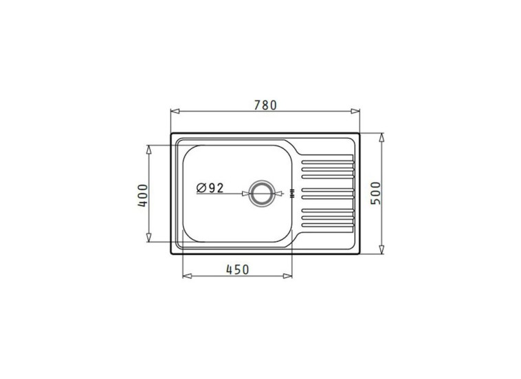 ΝΕΡΟΧΥΤΗΣ INSET 78x50 1B 1D 0TH O92 GOF MNB N/S ΝΕΡΟΧΥΤΗΣ INSET 78x50 1B 1D 0TH O92 GOF MNB N/S