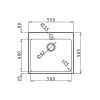 ΝΕΡΟΧΥΤΗΣ INSET LEDGE 55X50,5X20 1Β(50Χ40) R25 1ΤΗ O92 GOF N/S ΝΕΡΟΧΥΤΗΣ INSET LEDGE 55X50,5X20 1Β(50Χ40) R25 1ΤΗ O92 GOF N/S