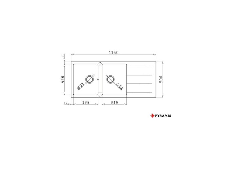 ΝΕΡΟΧΥΤΗΣ PYRAGRANITE ATHLOS 116X50 2B 1D GRAPHITE CARBON ΝΕΡΟΧΥΤΗΣ PYRAGRANITE ATHLOS 116X50 2B 1D GRAPHITE CARBON