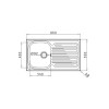 ΝΕΡΟΧΥΤΗΣ FEDRA 86x50 1B 1D REV 0TH O92 GOF MNB MDS ΝΕΡΟΧΥΤΗΣ FEDRA 86x50 1B 1D REV 0TH O92 GOF MNB MDS