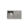 ΝΕΡΟΧΥΤΗΣ PYRAGRANITE KARTESIO 86x50 2B INDUSTRIAL GREY ΝΕΡΟΧΥΤΗΣ PYRAGRANITE KARTESIO 86x50 2B INDUSTRIAL GREY