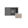 ΝΕΡΟΧΥΤΗΣ PYRAGRANITE SPARTA PLUS LUX 78x48 1B 1D DARK BEIGE ΝΕΡΟΧΥΤΗΣ PYRAGRANITE SPARTA PLUS LUX 78x48 1B 1D DARK BEIGE