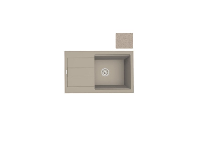 ΝΕΡΟΧΥΤΗΣ PYRAGRANITE SPARTA PLUS LUX 78x48 1B 1D DARK BEIGE ΝΕΡΟΧΥΤΗΣ PYRAGRANITE SPARTA PLUS LUX 78x48 1B 1D DARK BEIGE