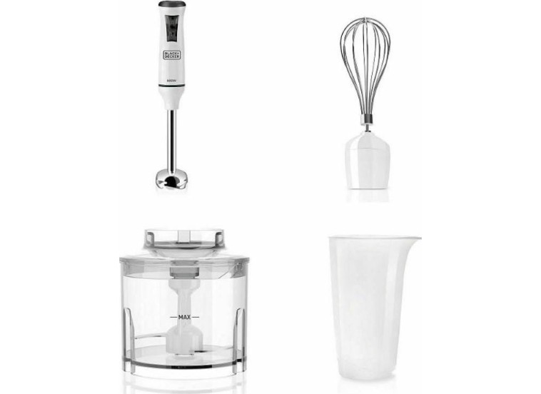 ΜΠΛΕΝΤΕΡ ΛΕΥΚΟ + INOX 738519 - B1400E ΜΠΛΕΝΤΕΡ ΛΕΥΚΟ + INOX 738519 - B1400E