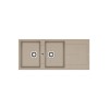 ΝΕΡΟΧΥΤΗΣ PYRAGRANITE ITHAKA 116x50 2B 1D DARK BEIGE ΝΕΡΟΧΥΤΗΣ PYRAGRANITE ITHAKA 116x50 2B 1D DARK BEIGE
