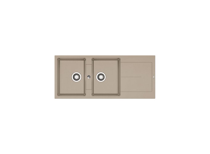ΝΕΡΟΧΥΤΗΣ PYRAGRANITE ITHAKA 116x50 2B 1D DARK BEIGE