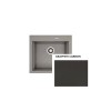 ΝΕΡΟΧΥΤΗΣ PYRAGRANITE SIROS 57x51,5 1B GRAPHITE CARBON ΝΕΡΟΧΥΤΗΣ PYRAGRANITE SIROS 57x51,5 1B GRAPHITE CARBON