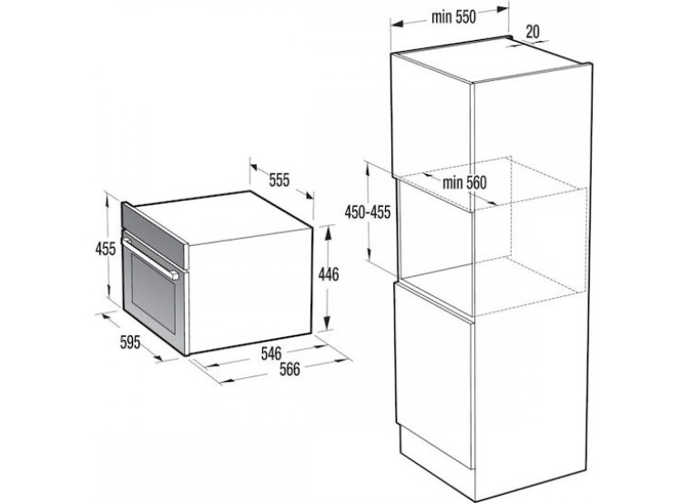 ΦΟΥΡΝΟΣ INOX COMPACT - BCM4547A10X - 740366 ΦΟΥΡΝΟΣ INOX COMPACT - BCM4547A10X - 740366