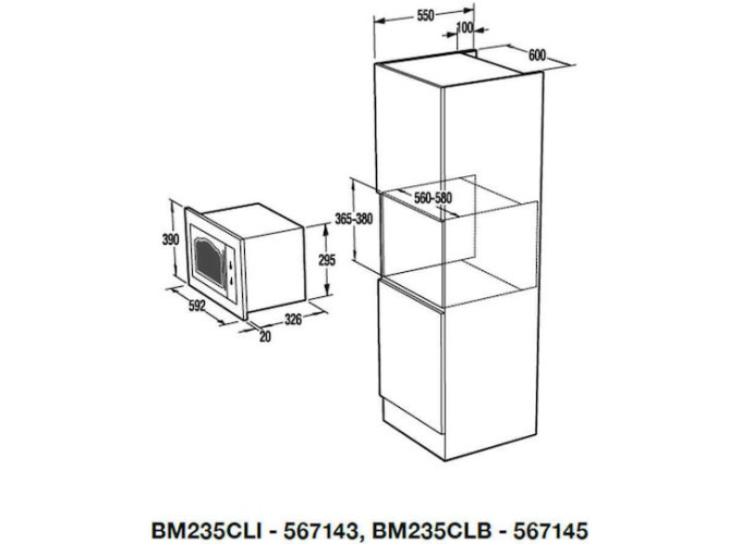ΦΟΥΡΝΟΣ ΜΙΚΡΟΚΥΜΜΑΤΩΝ BI CLASSICO ΜΠΕΖ   - BM235CLI - 567143