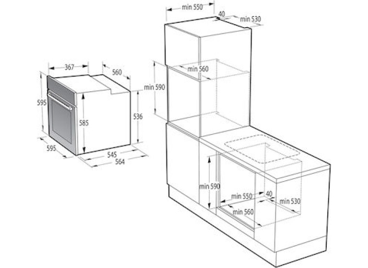 ΣΕΤ ΦΟΥΡΝΟΣ + ΕΣΤΙΑ ΕΠΑΓΩΓΗΣ (BO6737E02X + GI641BSC) - 742990 ΣΕΤ ΦΟΥΡΝΟΣ + ΕΣΤΙΑ ΕΠΑΓΩΓΗΣ (BO6737E02X + GI641BSC) - 742990