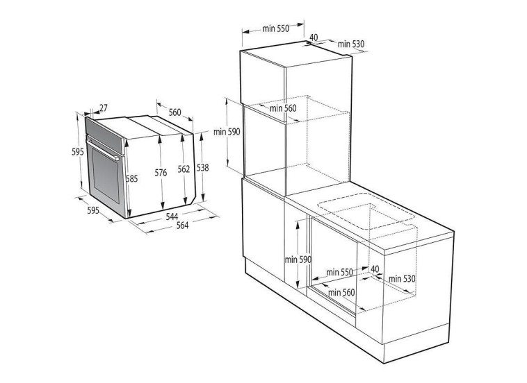 ΦΟΥΡΝΟΣ INOX - BOP6737E02XK - 743810 ΦΟΥΡΝΟΣ INOX - BOP6737E02XK - 743810