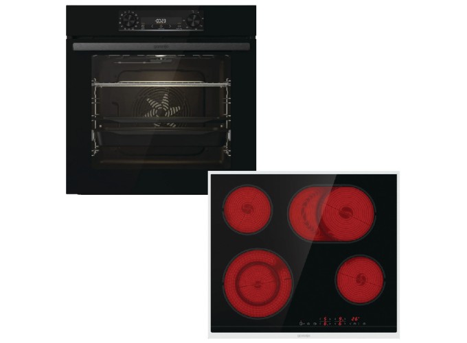 ΣΕΤ ΦΟΥΡΝΟΣ + ΕΣΤΙΑ BLACK STEAM (BOS6737E06BG + ECT43X) - 738885