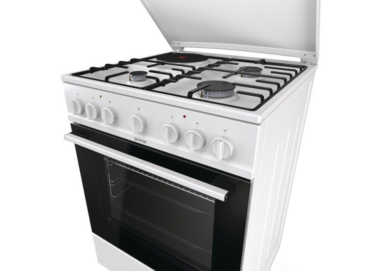 ΚΟΥΖΙΝΑ ΓΚΑΖΙΟΥ 3+1 ΛΕΥΚΗ - GK6B41WD - 740971 ΚΟΥΖΙΝΑ ΓΚΑΖΙΟΥ 3+1 ΛΕΥΚΗ - GK6B41WD - 740971