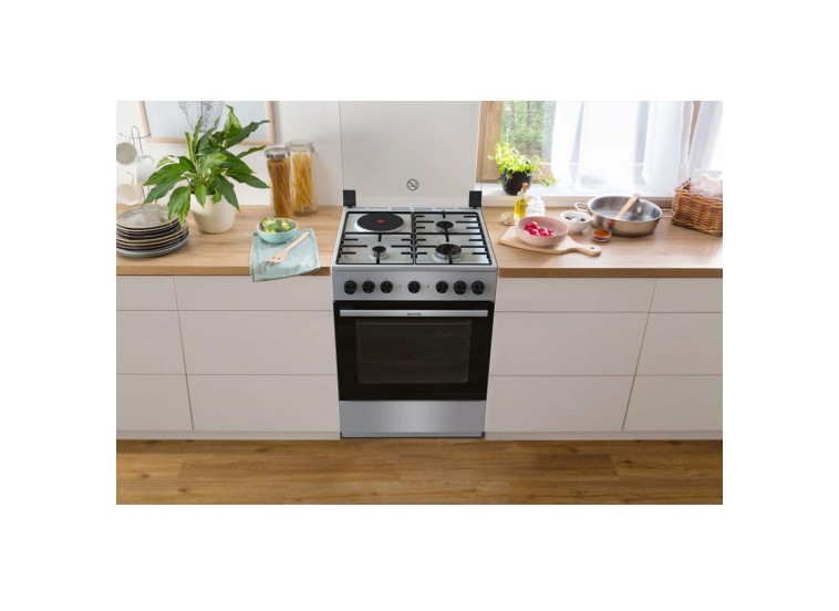 ΚΟΥΖΙΝΑ ΓΚΑΖΙΟΥ 3+1 INOX - GK6B41XD - 740624 ΚΟΥΖΙΝΑ ΓΚΑΖΙΟΥ 3+1 INOX - GK6B41XD - 740624