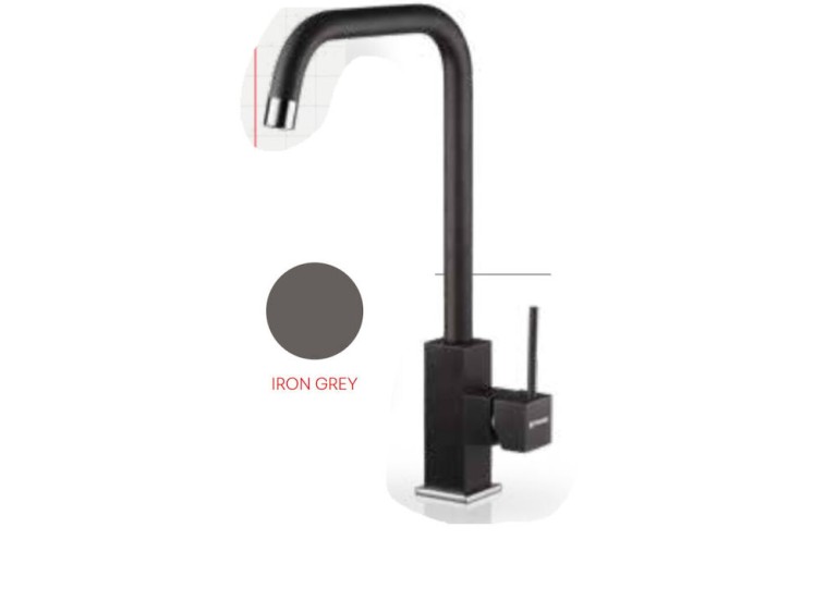ΜΠΑΤΑΡΙΑ ΚΟΥΖΙΝΑΣ ADELITA GRANITE IRON GREY