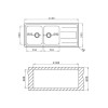 ΝΕΡΟΧΥΤΗΣ ALEA 116x50 2B(R50) 1D REV 0TH O92 GOF ΝΕΡΟΧΥΤΗΣ ALEA 116x50 2B(R50) 1D REV 0TH O92 GOF