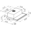 ΑΠΟΡΡΟΦΗΤΗΡΑΣ ΣΥΡΟΜΕΝΟΣ TURBO SLIM 60 cm ΑΝΟΞΕΙΔΩΤΟΣ ΑΠΟΡΡΟΦΗΤΗΡΑΣ ΣΥΡΟΜΕΝΟΣ TURBO SLIM 60 cm ΑΝΟΞΕΙΔΩΤΟΣ
