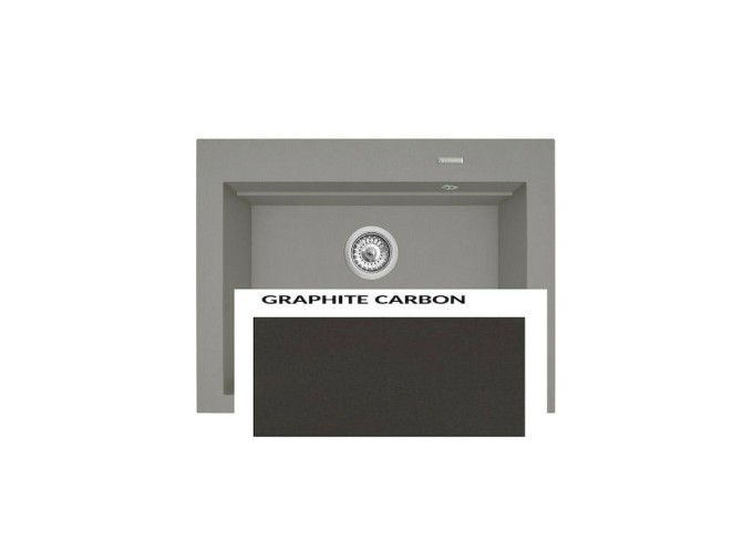 ΝΕΡΟΧΥΤΗΣ PYRAGRANITE SIROS 67x51,5 1B GRAPHITE CARBON