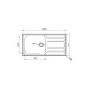ΝΕΡΟΧΥΤΗΣ ZEDA PLUS 100x50 1B(50x40x20) 1D REV 0TH Φ92 GOF ΝΕΡΟΧΥΤΗΣ ZEDA PLUS 100x50 1B(50x40x20) 1D REV 0TH Φ92 GOF