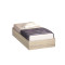Κρεβάτι ξύλινο Caza, Σόνομα, 90/200, Genomax